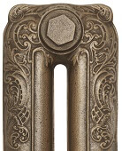 Cast Iron Radiator Finish - Antique Hammered Gold